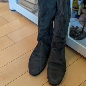 ARCHE WEDGE BOOT GREY NUBUCK MADE IN FRANCE SIZE 40 US 9 BEAUTIFUL GREY COLOR